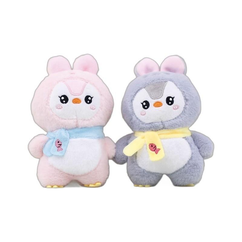 Очаровательный мультяшный плюшевый брелок в виде пингвина, милый кролик, медведь, животное, игрушка, украшение