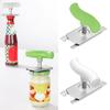 Arthritis Jar Opener Stainless Steel Lid Remover Gear Design Ergonomic Can Opener for Lids 1" to 4" Grip Easy Twist