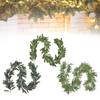 Pine Garland Length 200cm Decorations Artificial Green Garland Green Christmas Garland for Holiday Mantel Party Wreaths Wedding
