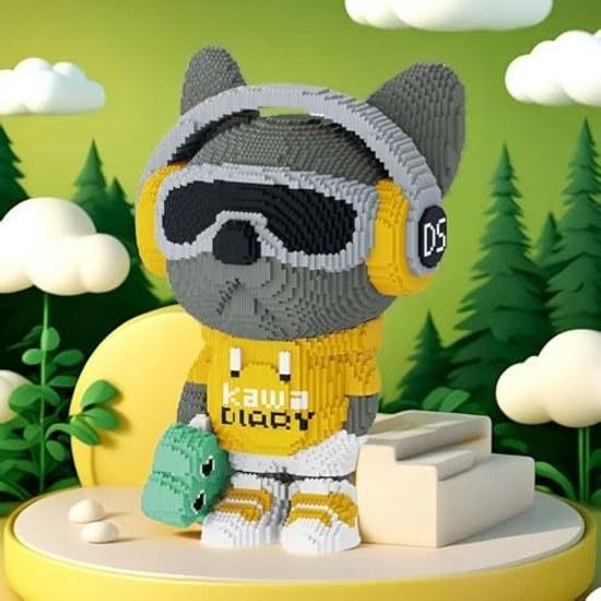 Bearbrick Graffiti Adult Micro Building Block High Difficulty Assembly Nanoblock Collectors Item Gift Interior Art Bear Creative Compatible Lego