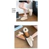 New Winter Thick-soled Mid-calf Warm Shoes Wear-resistant Comfortable and Fashionable Women's Boots Flat-soled Velvet Snow Boots