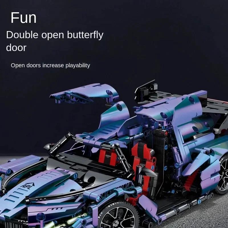 Technical Racing Sport Car Model Building Blocks City Mechanical Speed Vehicle Supercar Bricks Puzzle RC Toys Kid Adult Gifts
