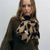 Fashion Women Warm Winter Knitted Diamond Plaid Scarf Korean Style Soft Thick Elastic Woolen Yarn Bufanda Neckerchief Echarpe
