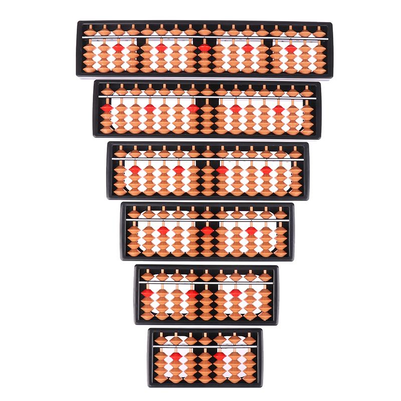 Математика для начинающих 7/9/11/13/15/17 Цифровые стержни Детские мини-стандартные счеты Соробан Калькулятор Инструмент для подсчета