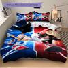 3pcs bedding set Sonic Shadow Includes 1 Comforter + 2 Pillowcases, Without Pillow Inserts, Soft Comfortable, Lightweight Breathable, Printe