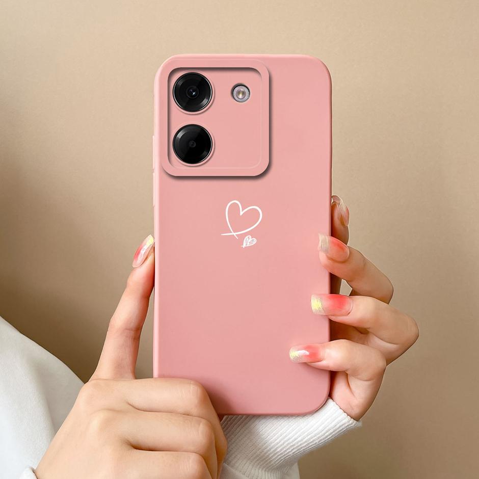 For Xiaomi Poco M7 Pro 5G Case Cute Cartoon Sweet Girl Silicone Soft Protective Back Cover For XiaomiPocoM7 Pro 5G Fundas Coque