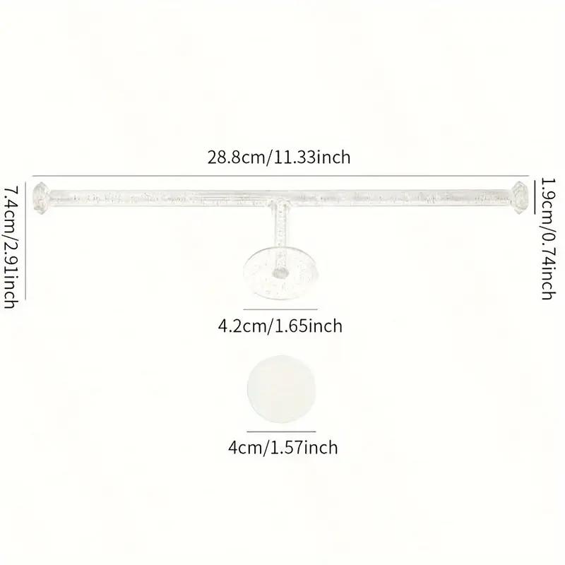 1 шт. Прозрачный многоцелевой крючок Туалетный столик Аксессуары для обруча для волос Подвеска для мелких предметов Бытовой бесшовный многофункциональный крючок