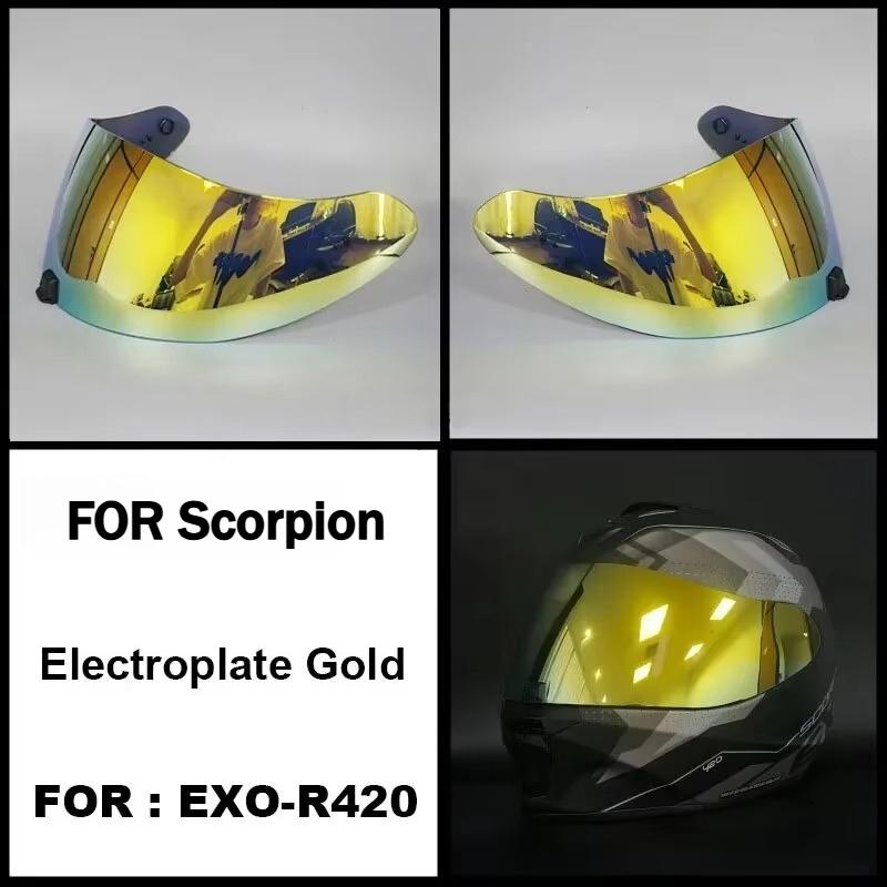 Capacete for SCORPION EXO-R420 Visor Shield Lens Motorcycle Accessories Full Face Helmet Anti-UV for SCORPION EXO-R420 Casco MotSpeed Sensors 6