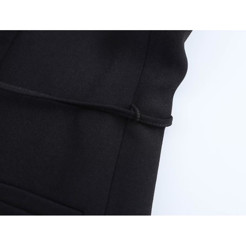 Kaslead New Arrival Women's Fashion Style Split with Belt Vest Casual Pants 8383187 8550187