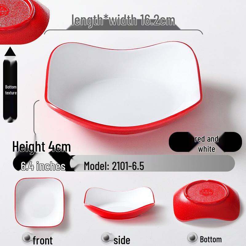 Меламиновая тарелка для закусок и соусов для KTV, ресторана - Креативное холодное блюдо, Имитация фарфора