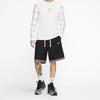 Nike Мужская футболка с длинным рукавом Dri-Fit Lebron Basketball Grid, белые топы CD0926-121