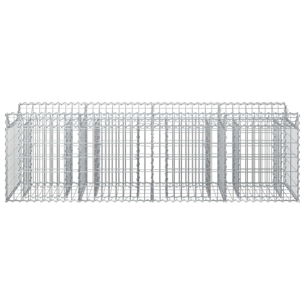 Gabion Raised Bed Silver