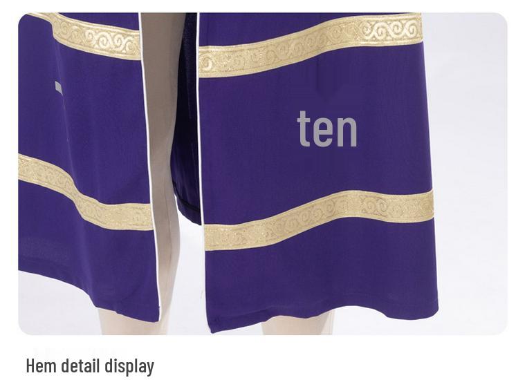 Medieval Monk Priest Halloween Cosplay Robe
