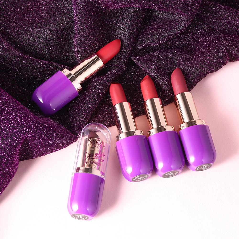 Матовая сексуальная помада Nude Matte, антипригарная, водостойкая, стойкая бархатная помада
