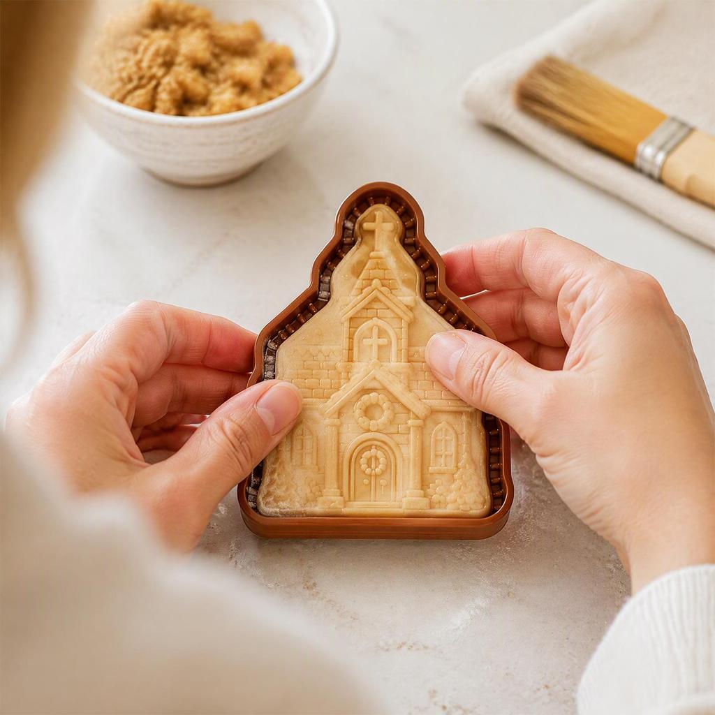 Nativity Christmas Pie Mold – Food Grade Non-Stick Mini Hand Pie Maker for Holiday, Church Party & Holiday Baking