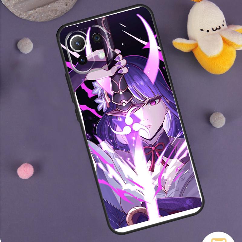 Чехол Raiden Shogun Genshin Impact для Xiaomi 17 Pro Max 14 15 Ultra 13T 14T 15T POCO F8 Ultra F5 F6 F7 X5 X6 X7 Pro