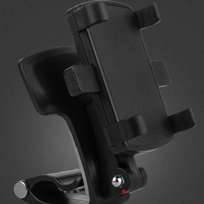 Подставка для телефона для автомобиля, нескользящая, для приборной панели, черная, для телефона, для зеркала заднего вида, для навигации, для путешествий