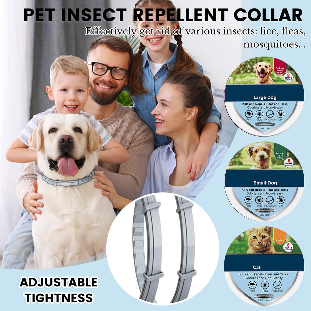 8 Months , Anti-parasite Collar, Anti-flea, Anti-tick, Leishmaniosis,For Small And Medium Dogs