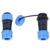 SP17 Waterproof Junction Box 3Pin Electrical Butt Plug Distribution Cable Connector Set