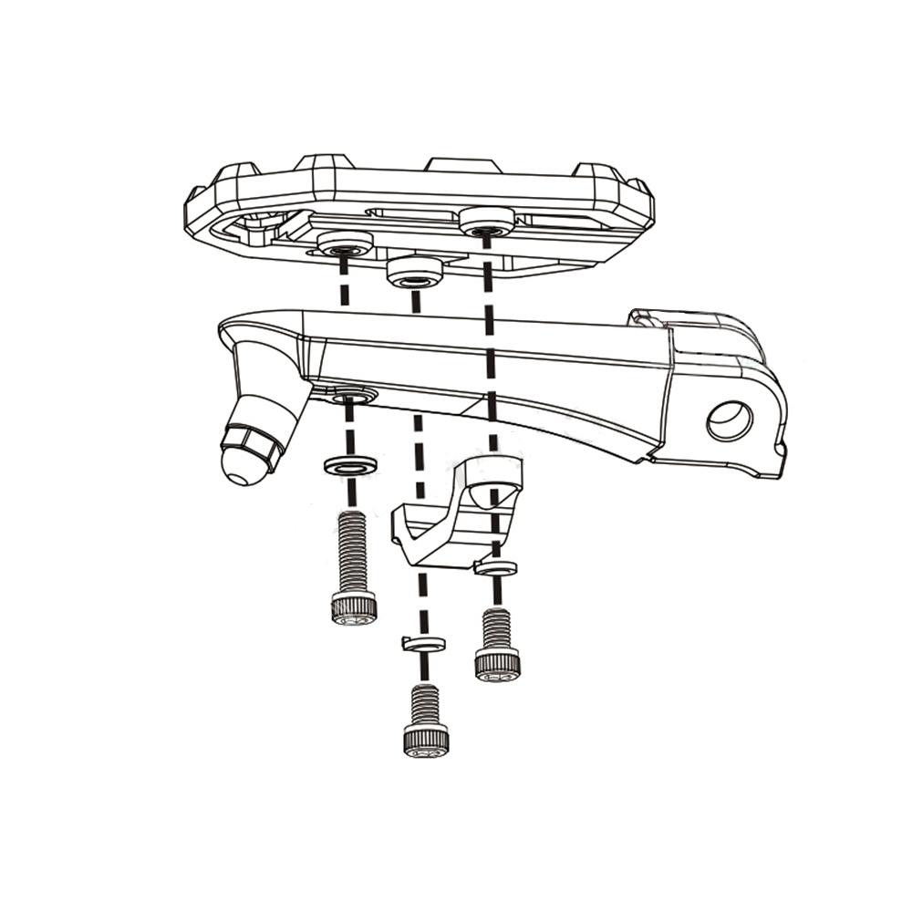 Мотоциклетная подножка, педаль, удлинитель подставки для ног, увеличитель подножки для Honda NC700X NC700S 2012-2014 NC750X NC750S