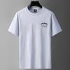 Large Size S-6XL Pure Cotton Mens T-shirt Short-sleeved Round Neck Boy Tee Shirt