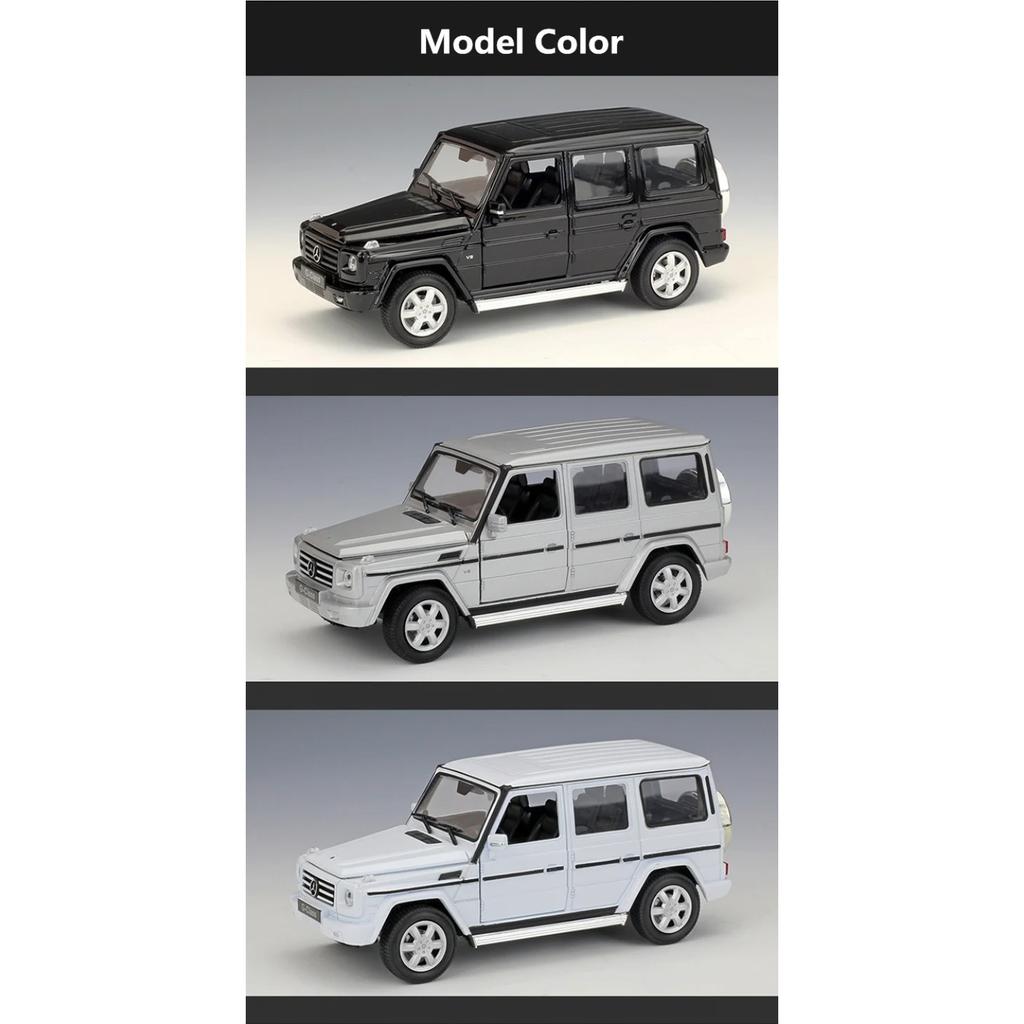 Welly 1/24 Mercedes-Benz G-CLASS Металлическая модель автомобиля Литье под давлением Металлический Внедорожник Модель автомобиля Высокая симуляция Детская игрушка Подарок