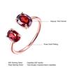 Umcho 10.7ct Natural Amethyst Garnet Ring