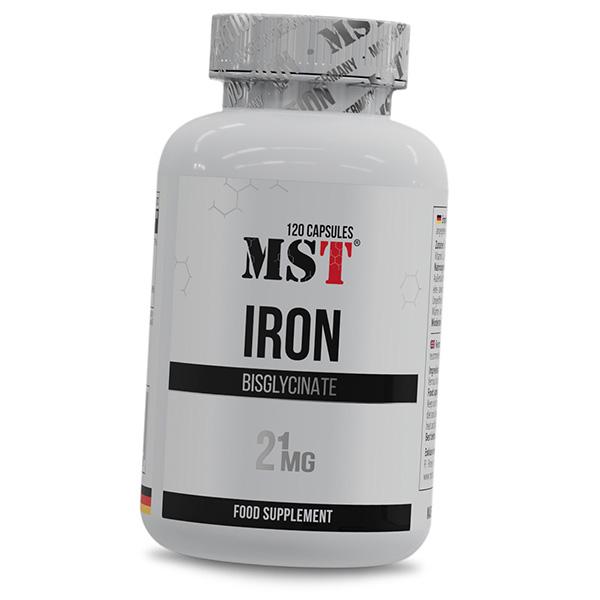 Железо с Витамином С, Iron Bisglycinate 21, MST (36288040)