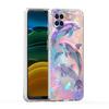 Прозрачный чехол для телефона Samsung Galaxy A25 A23 A22 A52S A52 A55 A72 A51 A71 A41 A31 A13 A11 5G с изображением морского животного дельфина, из TPU