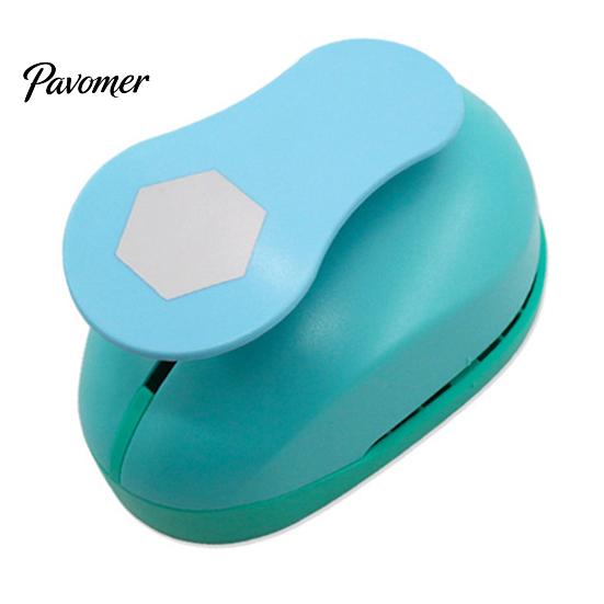 Handheld Craft Punch Hexagon Paper for Crafts, Professional Hole Puncher, Scrapbook Compact Scrapbooking Tools Shape Puncher DIY Arts Cardboard,