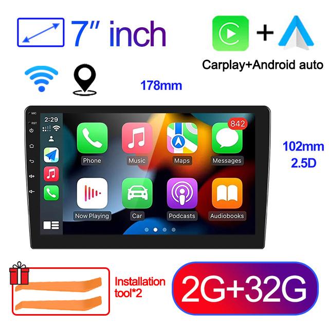 7"/9"/10" Автомагнитола Android 11 Androidauto Carplay 2 Din GPS Автомобильная аудиосистема Автомобильный мультимедийный проигрыватель автомобильные интеллектуальные системы