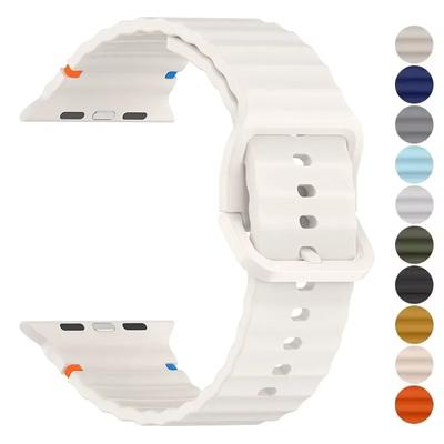 Спортивный силиконовый ремешок, совместимый с Apple Watch Series 11 46мм 42мм Ultra 3/2/1 49мм 45мм 40мм 41мм 44мм 38мм Series 10 9 8 7 6