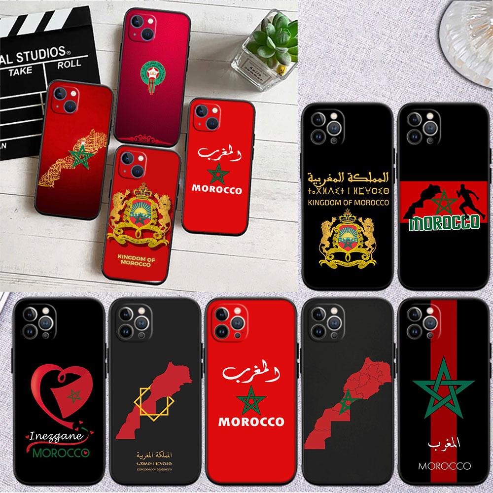 Morocco Flag Phone Case for Samsung Galaxy A01 A02 A02S A03 Core A03S A05 A05S A06 A10 A10S A16 A20 A20S A35 S10 Lite S10+ S10e