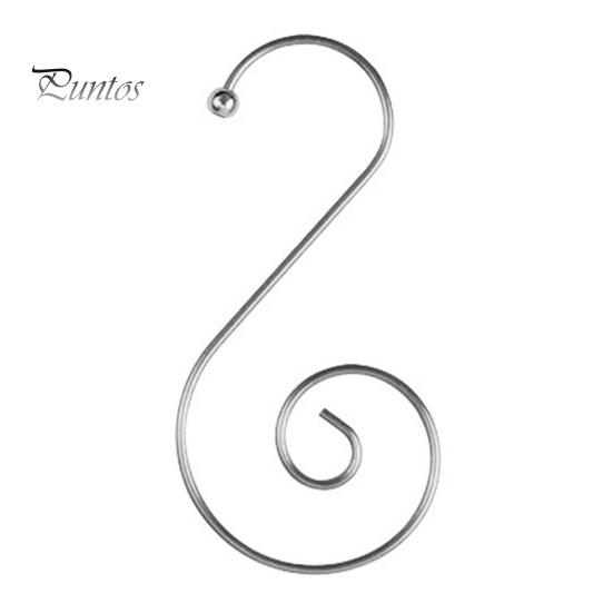 100 шт. крючков для рождественских украшений S-образной формы, нержавеющие, прочные, несущие нагрузку крючки для рождественской елки, аксессуары для вечеринок