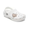 Crocs Шарм Zibbitz в форме сверкающего жемчужного сердца 10013394