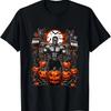 Halloween Fitness Fun-Skeleton Gym Vibes-Spooky Workout Time T-Shirt