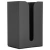 Black Tissue Box Holder Stand Wall Mount Napkin Organizer for Kitchen Bathroom Toilet