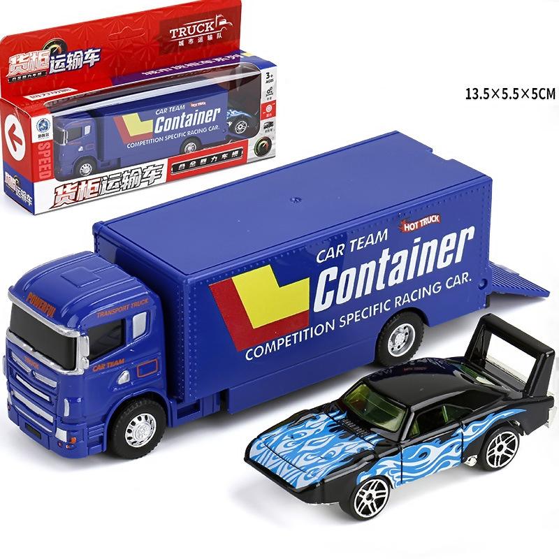 1:64 Контейнеровоз Scania Американский Контейнеровоз Металлическая Литая Модель Машины Mini GT Модели Транспортных Средств Миниатюрные Машинки День Рождения