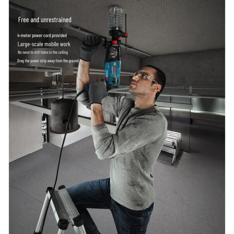 Bosch GBH-220 Professional 3-Function Rotary Hammer Drill CN plug (adapter included)