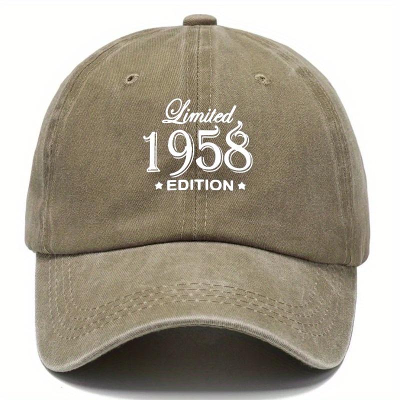 pc Adjustable washed cap with meter and fashionable letter print pattern suitable for outdoor travel camping parties
