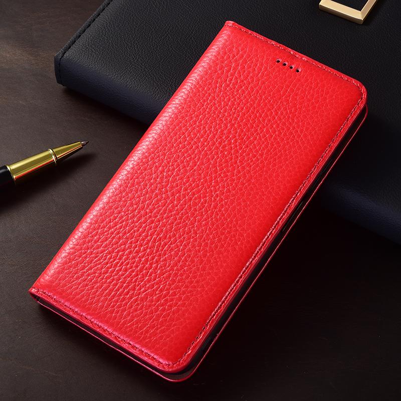 Оригинальный кожаный флип-кейс из кожи личи для телефонов Xiaomi Poco X3 X4 X5 X6 X7 F4 F5 F6 F7 M3 M4 M5 M5S M6 M7 Plus Pro Ultra