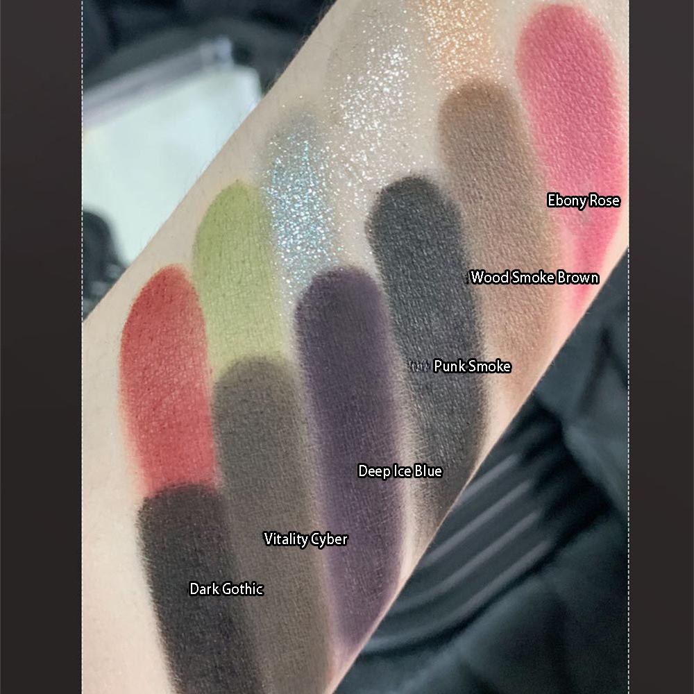 Палитра теней для век Матовые блестящие зеленые тени для век Неоновые телесные красные тени для век Пигменты Тени Профессиональная палитра для макияжа