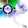 Usb Led Mini Disco Lighting Ball Dj Crystal Magic Light Voice Control Party