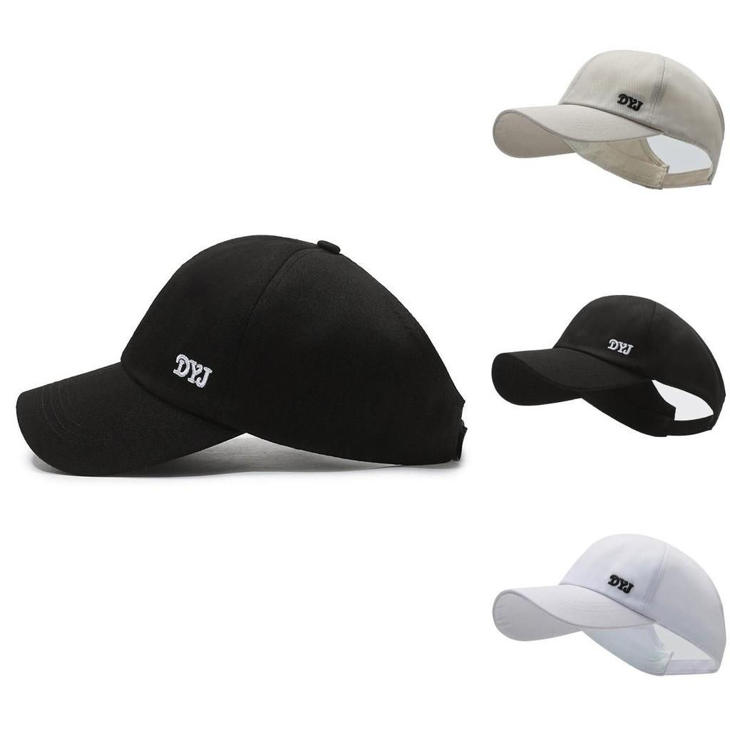 Letter Dyj Baseball Cap Summer Uv Protection Hat Breathable Sport Peaked Caps