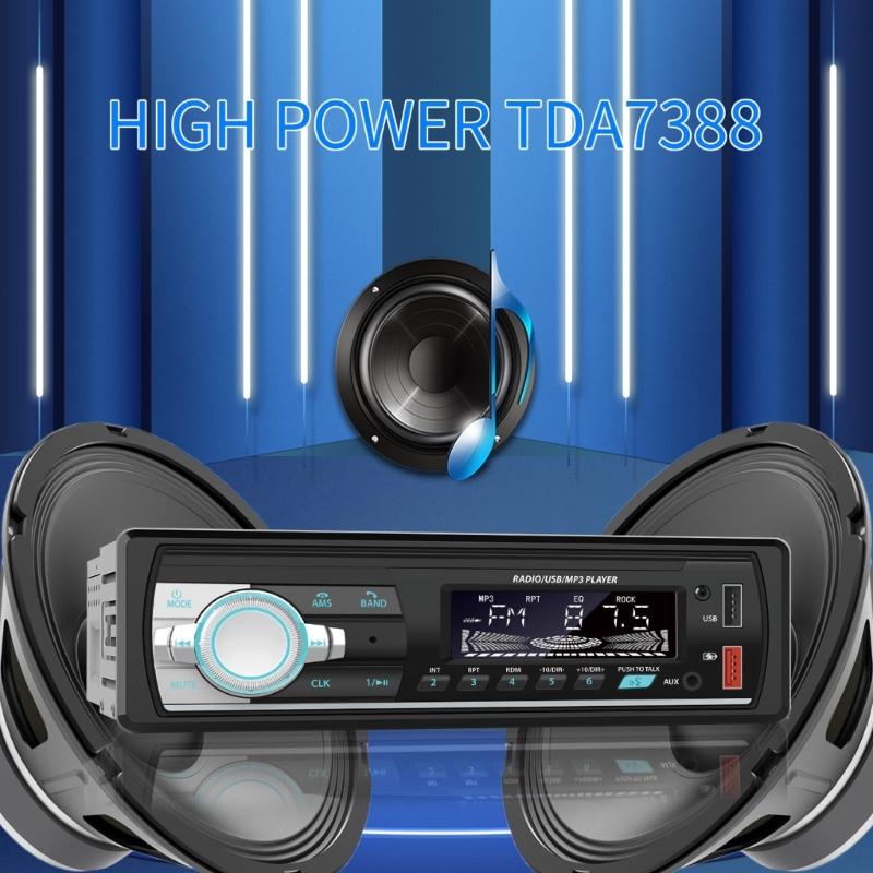 Автомобиль внедорожник ЖК-цифровой дисплей 12 В FM MP3-плеер Bluetooth-совместимый USB Авто Стерео-Аудио-Стерео Встроенное Радио Электроника