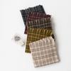 Japanese and Korean Plaid Imitation Cashmere Tassel Scarf for Women Checkerboard Fashion Commuter Warm Scarf Shawl