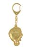 St. Bernard, Saint Bernard, Alpine Mastiff, Bernhardiner - Gilded Key Ring with Dog, Handbag Decoration, Luxury Accessory by Art-Dog Brand