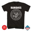 Унисекс Футболка в стиле Ramones Seal Logo, Фанаты Рок-н-ролла, Музыкальная группа, Новая