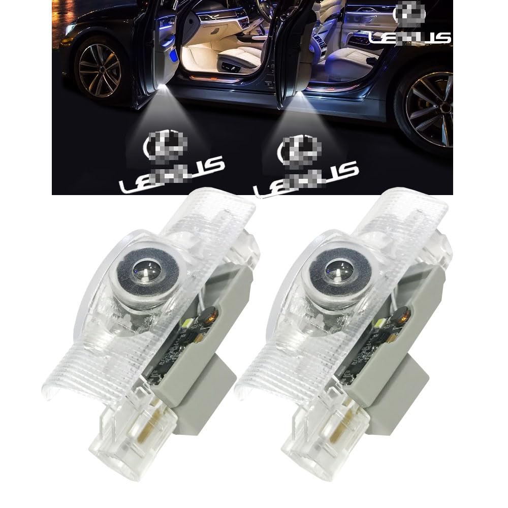 Minile Совместимые Подсветка для дверей Lexus IS, Устойчивая к выцветанию подсветка для дверей, Подсветка приветствия двери для IS250 ES350 RC300 GS450 LX570 GX400 RX450 LS460 UX