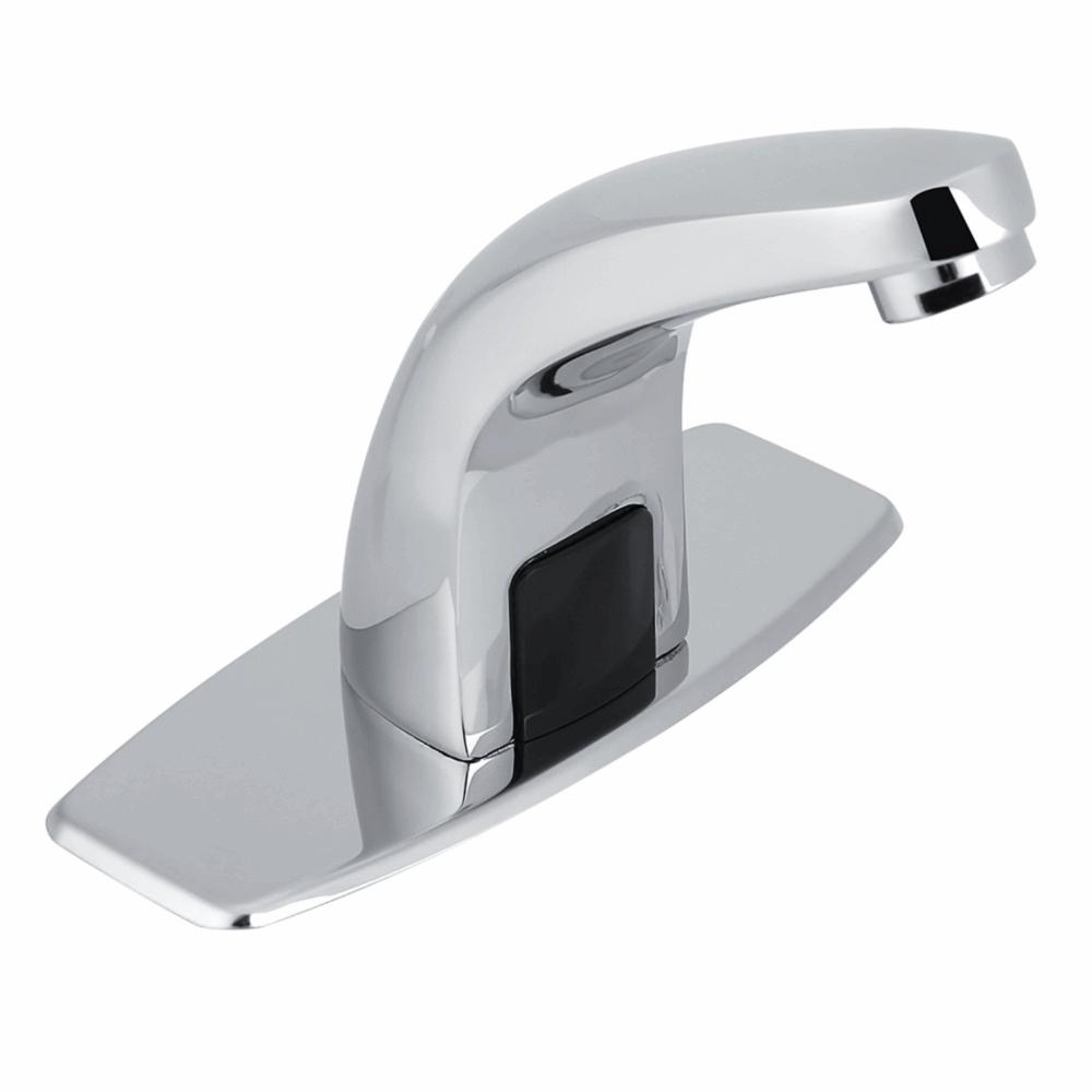 Battery Operated Infrared Faucet PVD Plating Automatic Faucet Bathroom Sink